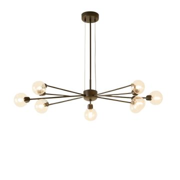 Leib 21-Light Sputnik Modern Linear Chandelier