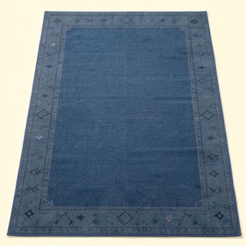 Hill Canyon Rectangular Area Rug - Blue (synthetic illustration; no displayed measurements)