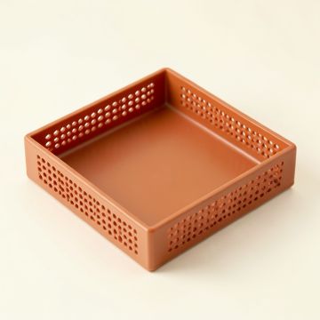 River Crossing Empty Under-Desk Cable Tray - Terracotta (synthetic illustration; no displayed measurements)