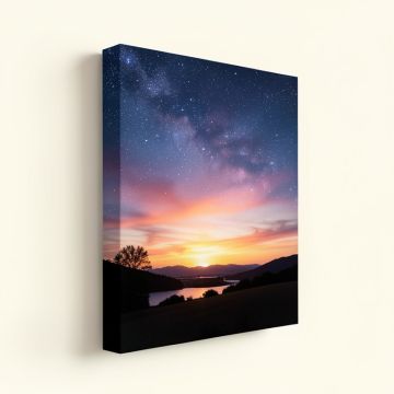 Sunset I Wall Art On Wrapped Canvas (synthetic illustration; no displayed measurements)