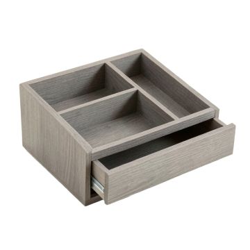 Brook Branch Empty Coffee-Station Organizer - Gray