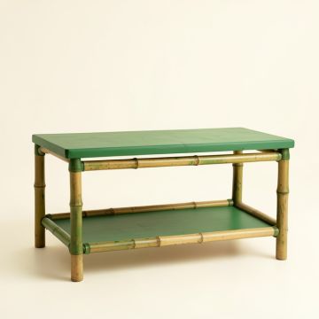 Brook Brook Indoor Bench - Green (synthetic illustration; no displayed measurements)