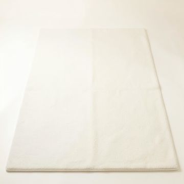 Wren Branch Rectangular Area Rug - White (synthetic illustration; no displayed measurements)