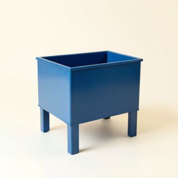 Vale Branch Empty Raised Planter - Blue (synthetic illustration; no displayed measurements)