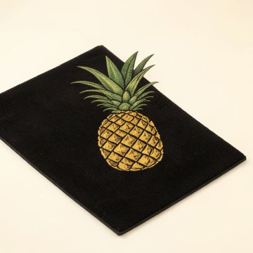 Rossetti Welcome Pineapple Personalized 27 In . X 18 In . Non-Slip Outdoor Door Mat (synthetic illustration; no displayed measurements)