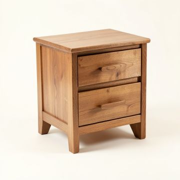 Canterbury Solid Wood 2 - Drawer End Table (synthetic illustration; no displayed measurements)