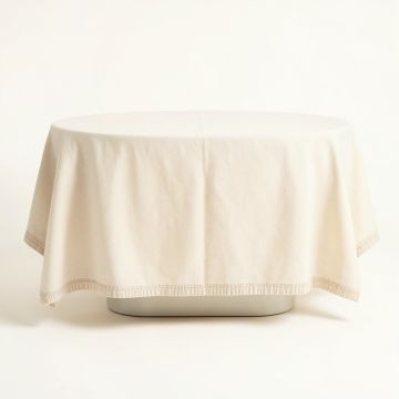 Fern Bridge Flat Bed Sheet - Cream (synthetic illustration; no displayed measurements)