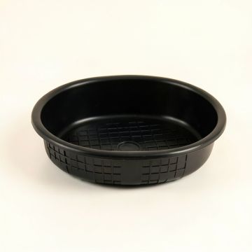 Wren Edge Empty Under-Desk Cable Tray - Black (synthetic illustration; no displayed measurements)