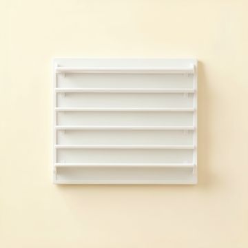 Alder Bend Empty Wall-Mounted Tool Organizer Panel - White (synthetic illustration; no displayed measurements)