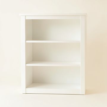 Cedar Crossing Freestanding Bookcase - White (synthetic illustration; no displayed measurements)