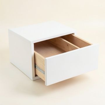 Meadow Bridge Small-Parts Storage Drawer Cabinet - White (synthetic illustration; no displayed measurements)