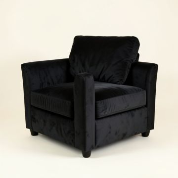 61 '' Velvet Tuxedo Arm Loveseat (synthetic illustration; no displayed measurements)