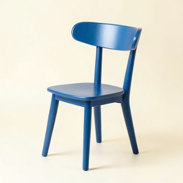 Slate Arc Dining Chair - Blue (synthetic illustration; no displayed measurements)