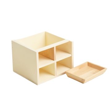 Linden Bluff Empty Coffee-Station Organizer - Cream