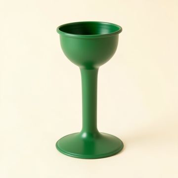 Clay Branch Empty Candle Holder - Green (synthetic illustration; no displayed measurements)
