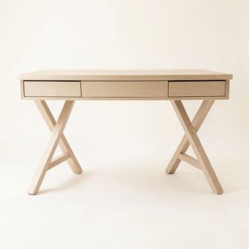 Linden Crossing Writing Desk - Beige (synthetic illustration; no displayed measurements)