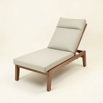 39.5 '' Long Reclining Chaise Lounge Set With Cushions (synthetic illustration; no displayed measurements)