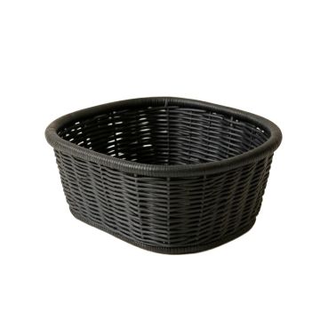 Hazel Arc Empty Storage Basket - Black