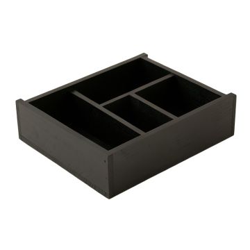 Flint Bluff Empty Pantry Drawer Organizer Insert - Black
