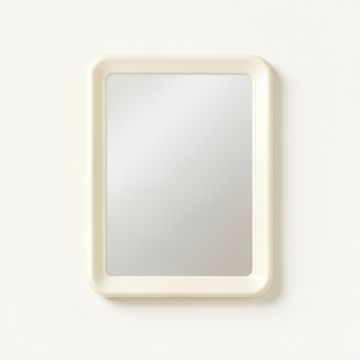 Oak Bridge Framed Wall Mirror - Ivory (synthetic illustration; no displayed measurements)