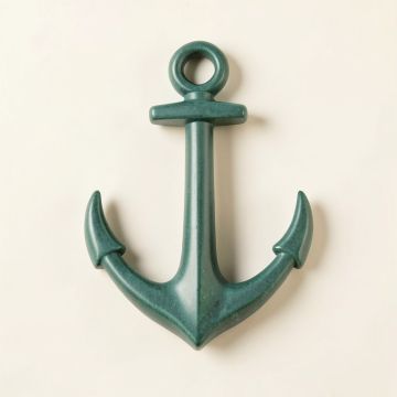 Ahoy There Maritime Anchor Wall Décor (synthetic illustration; no displayed measurements)