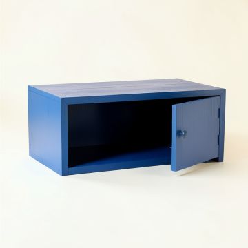Stone Bridge Shoe Storage Bench - Blue (synthetic illustration; no displayed measurements)