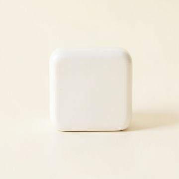 Birch Bridge Cabinet Knob Without Packaging - White (synthetic illustration; no displayed measurements)