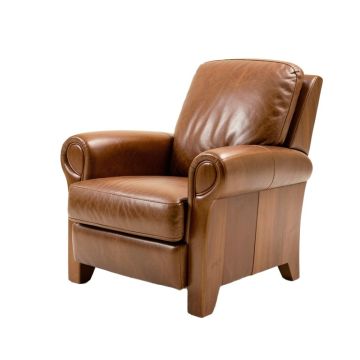 Searsport 35 '' Wide Genuine Leather Manual Standard Recliner
