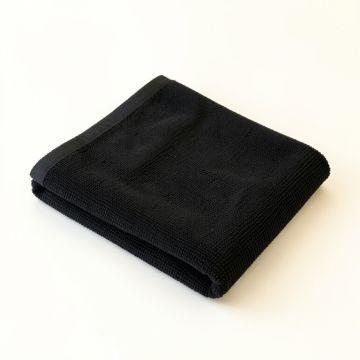 Laurel Canyon Bath Towel - Black (synthetic illustration; no displayed measurements)