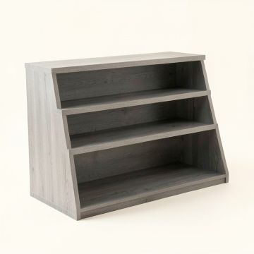 Moss Field Desktop Shelving Unit - Gray (synthetic illustration; no displayed measurements)