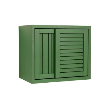 Brook Crest Wall-Mounted Entry Cabinet - Green