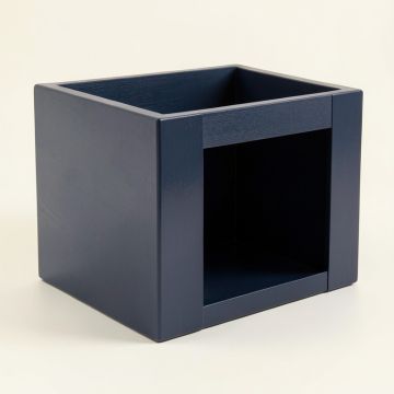 Lake Bend Empty Furniture-Style Litter Enclosure - Navy (synthetic illustration; no displayed measurements)