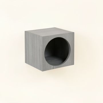 Fern Dale Wall-Mounted Cat Perch - Gray (synthetic illustration; no displayed measurements)