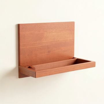 Dawn Branch Empty Wall-Mounted Tool Organizer Panel - Terracotta (synthetic illustration; no displayed measurements)