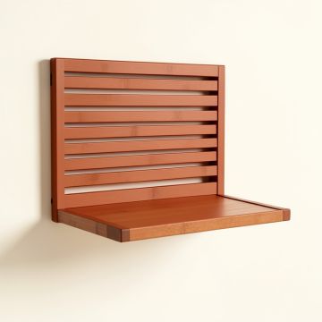 Wren Bend Wall-Mounted Entryway Organizer Shelf - Terracotta (synthetic illustration; no displayed measurements)