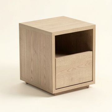 Alluna End Table With Storage (synthetic illustration; no displayed measurements)