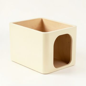 Vale Brook Empty Furniture-Style Litter Enclosure - Cream (synthetic illustration; no displayed measurements)