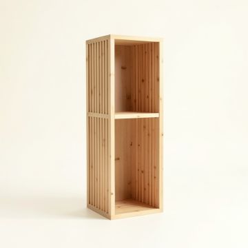 Cedar Dell Narrow Cubby Tower - Beige (synthetic illustration; no displayed measurements)