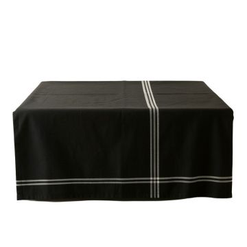 Wren Bend Flat Bed Sheet - Black