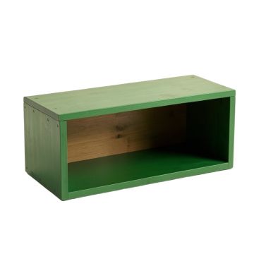 Field Crossing Shoe Storage Bench - Green