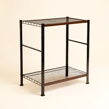 Juan 70.9 '' H X 29.9 '' W X 7.9 '' D Industrial Pipe Shelving (synthetic illustration; no displayed measurements)