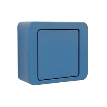 Holly Canyon Wall-Mounted Entry Cabinet - Blue