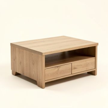 Strevay Solid Wood Coffee Table With Storage (synthetic illustration; no displayed measurements)