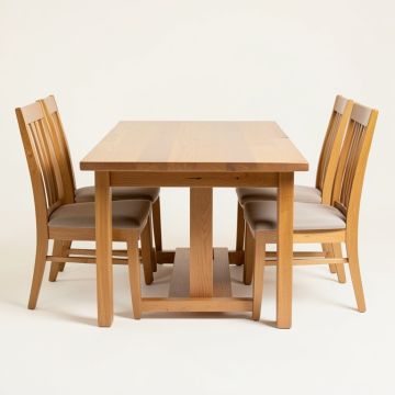 Donegal 3 - Piece Counter Height Drop Leaf Solid Oak Dining Set (synthetic illustration; no displayed measurements)