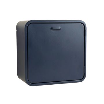 Flint Branch Wall-Mounted Laundry Cabinet - Navy
