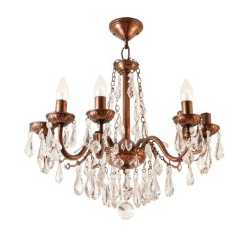 Breanna Unique Statement Tiered Chandelier With Crystal Accents