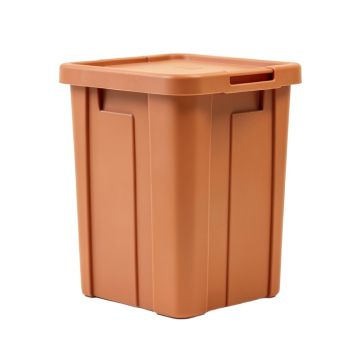 Maple Arc Closed Outdoor Storage Box - Terracotta