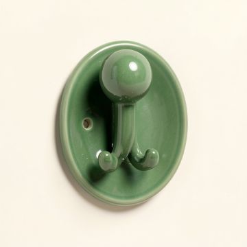 Oak Brook Wall-Mounted Robe Hook - Green (synthetic illustration; no displayed measurements)