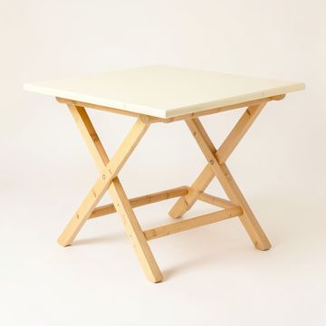 Summit Brook Patio Table - Cream (synthetic illustration; no displayed measurements)