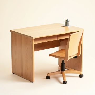 Biergh Wooden 31 '' Writing Desk And Chair Set (synthetic illustration; no displayed measurements)